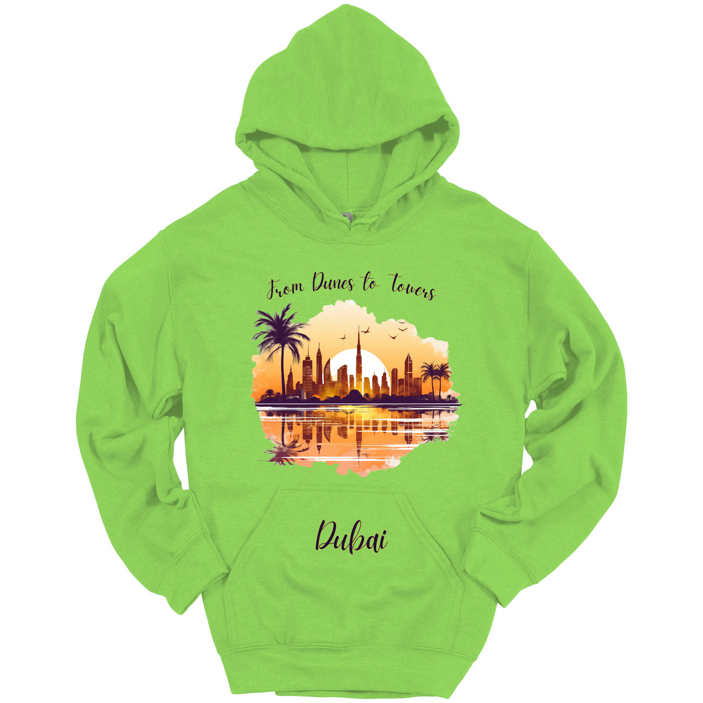 From Dunes to Towers: Dubai Adventure Hoodie