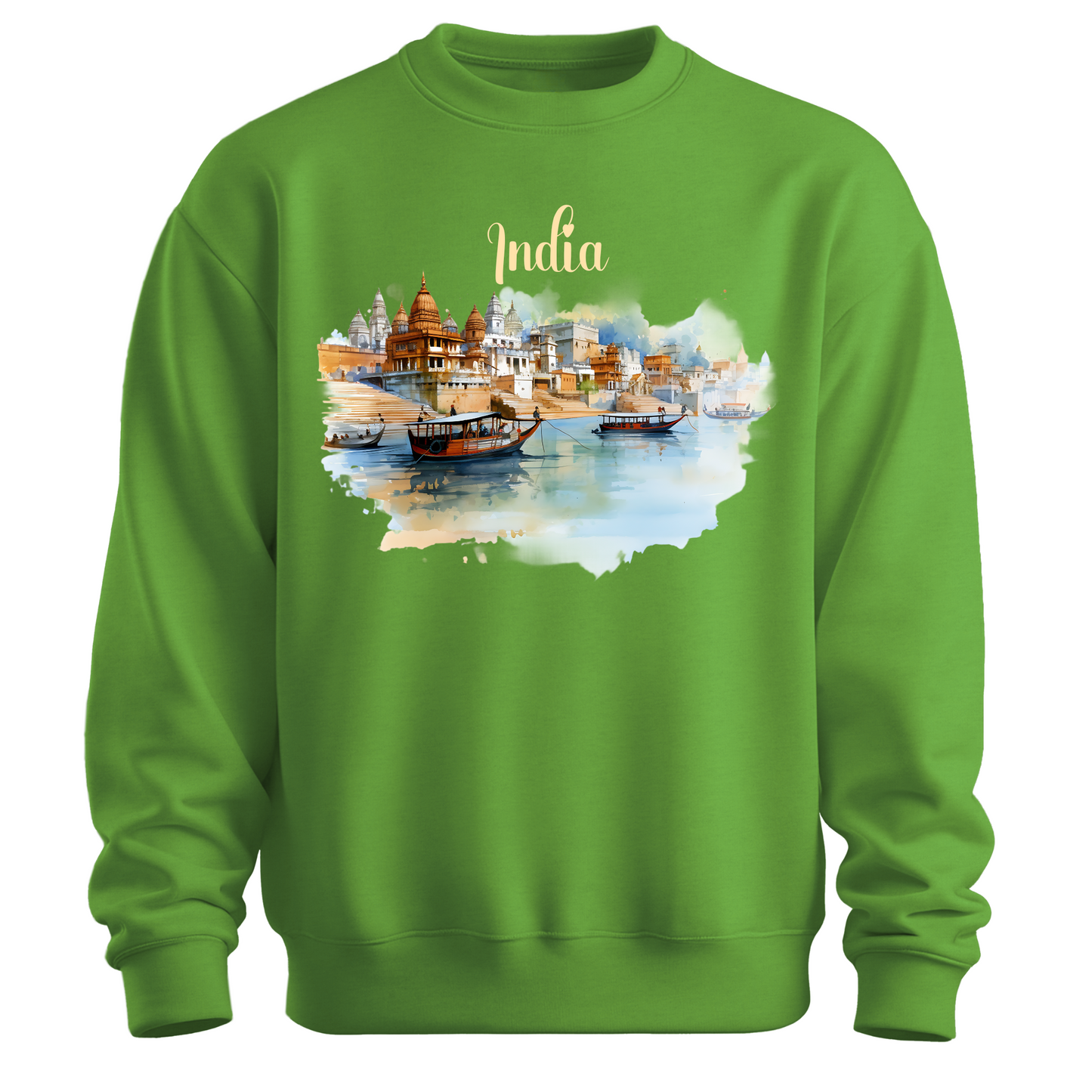 Sacred Waters: Ganga River India Sweatshirt