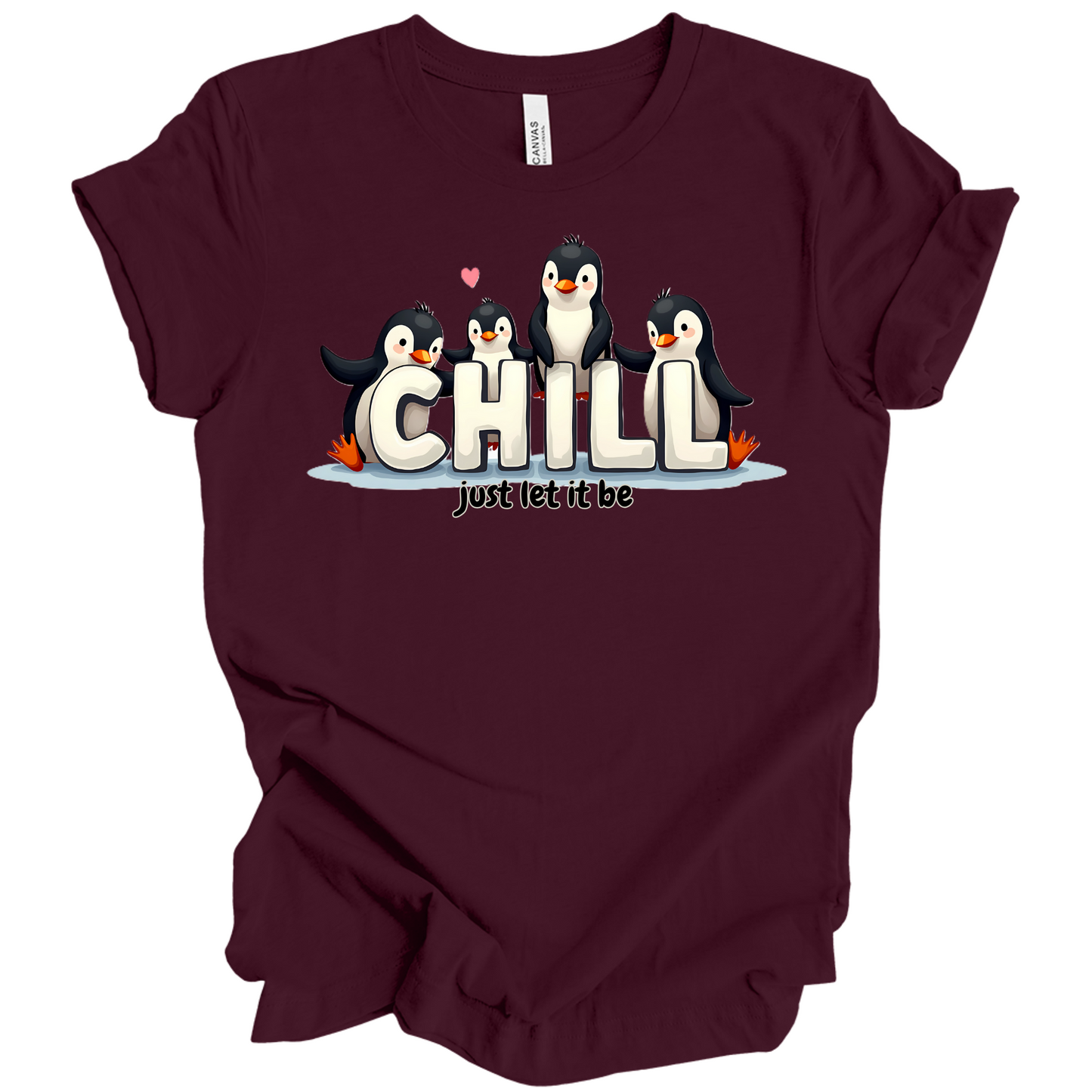 Chill Vibes Only – Penguin Edition Tee