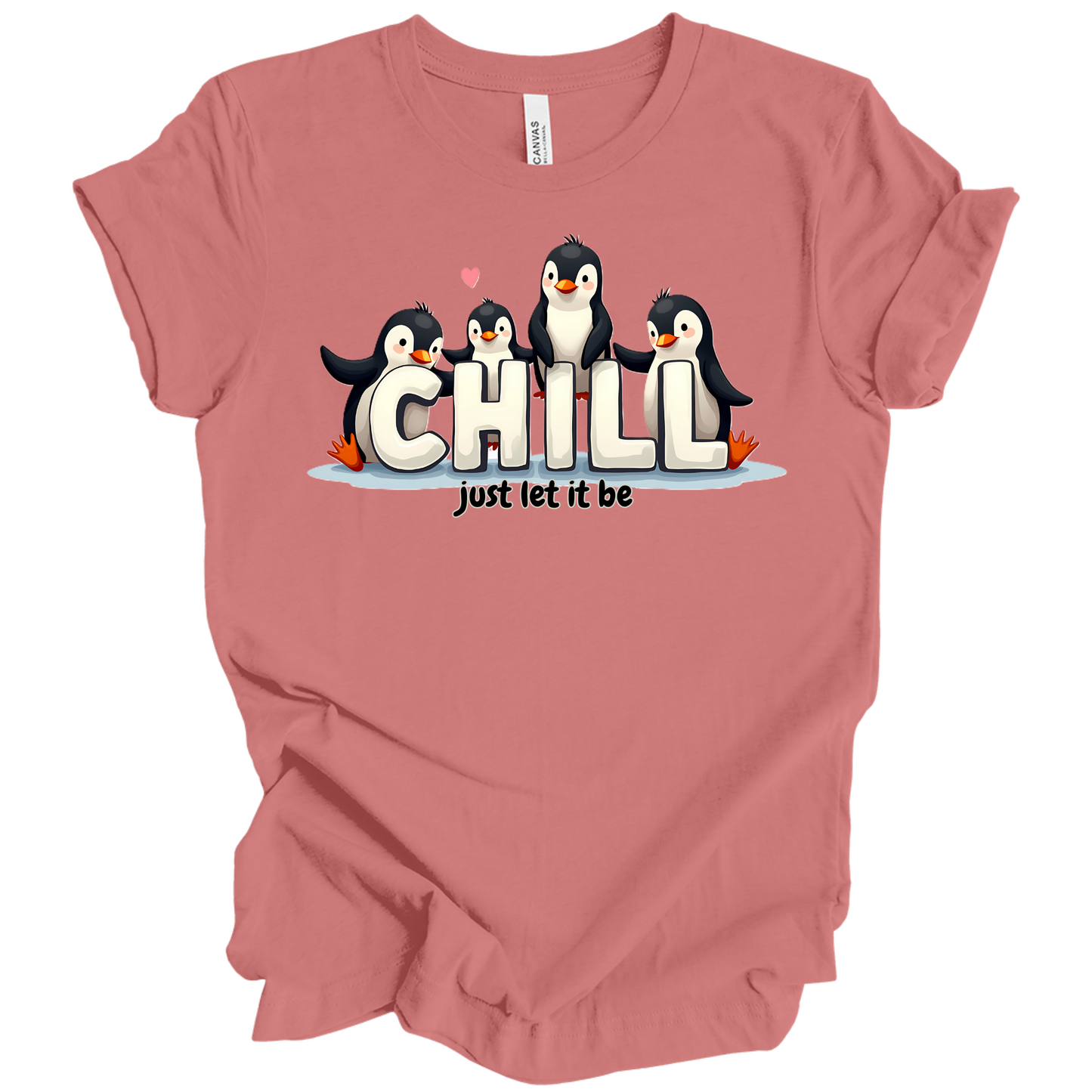 Chill Vibes Only – Penguin Edition Tee