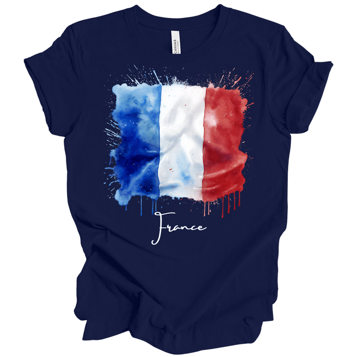Vive La France: French Flag Tee