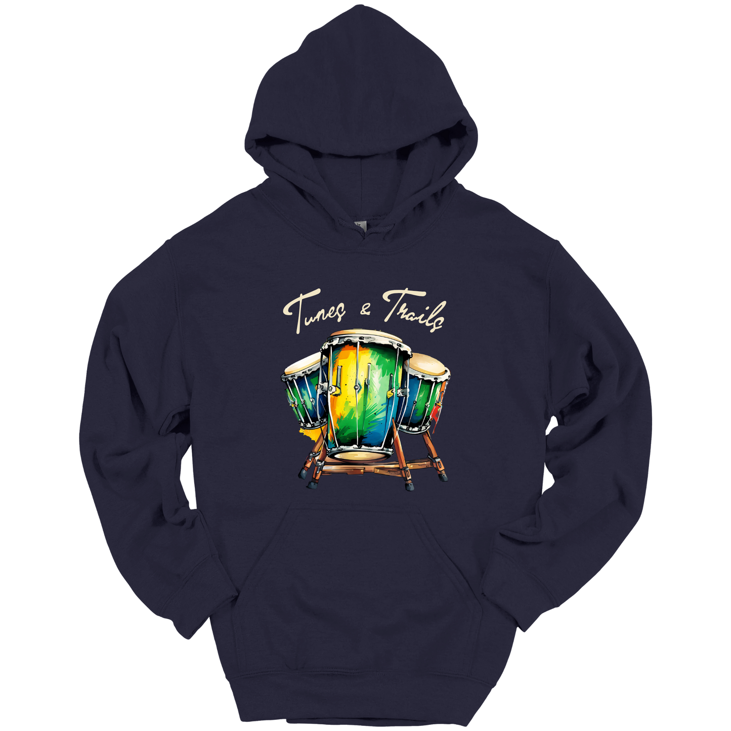 Tunes & Trails – Rhythmic Journeys Hoodie