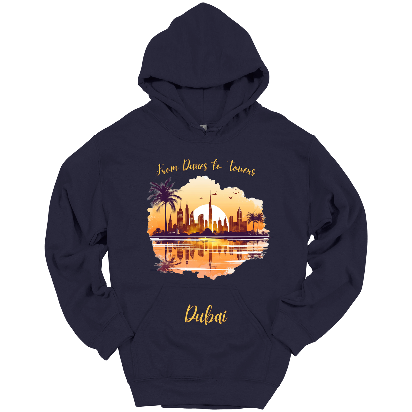 From Dunes to Towers: Dubai Adventure Hoodie