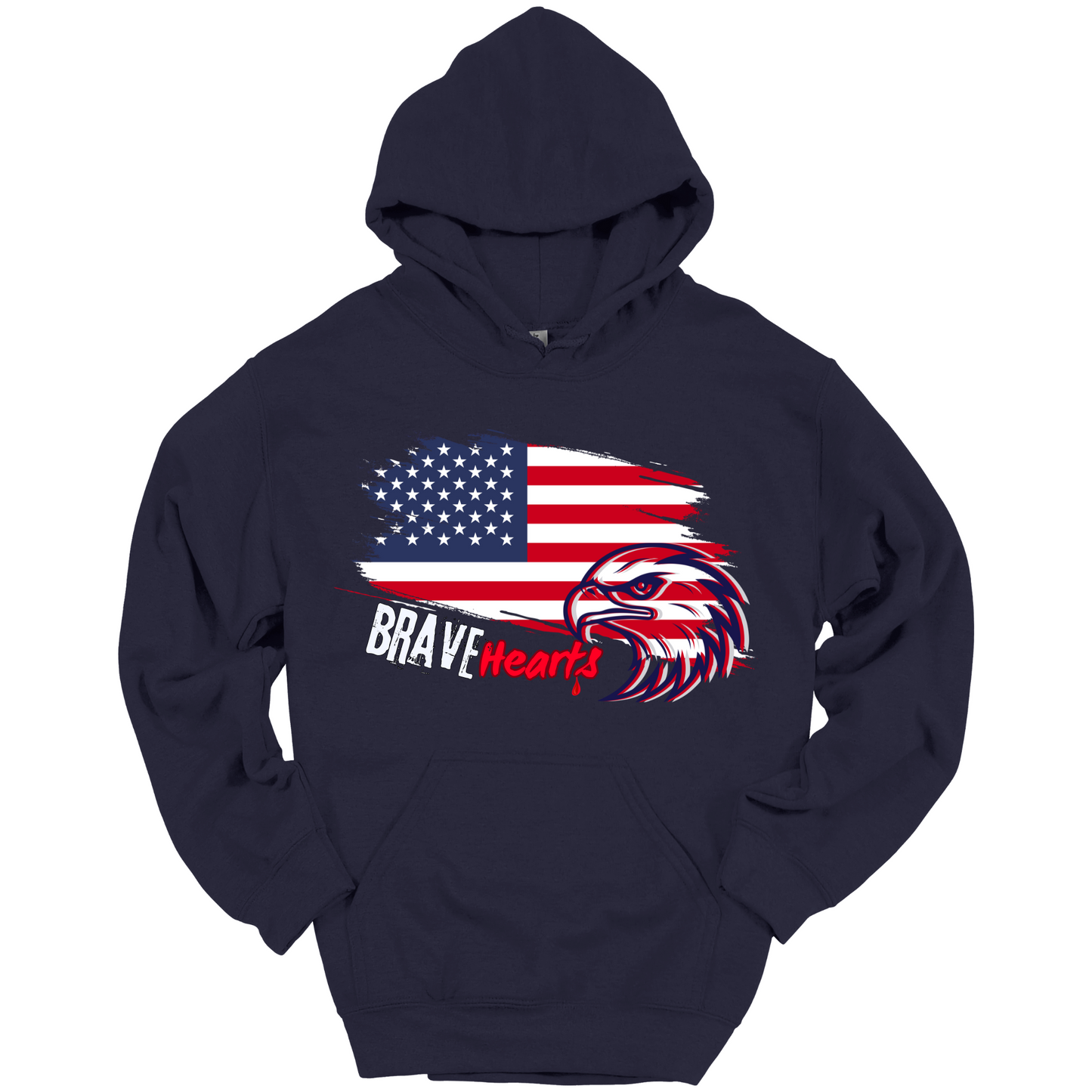 Brave Hearts – Patriot Hawk Hoodie