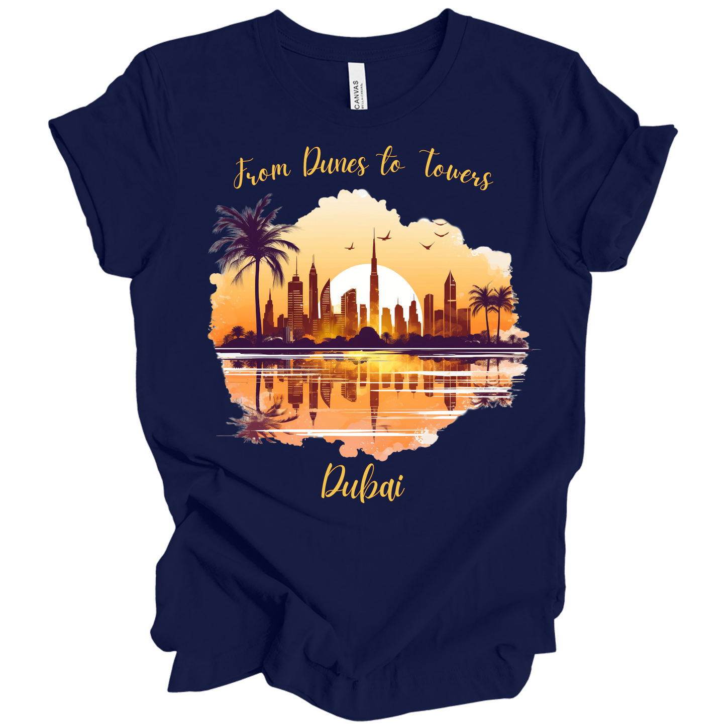 From Dunes to Towers: Dubai Adventure Tee