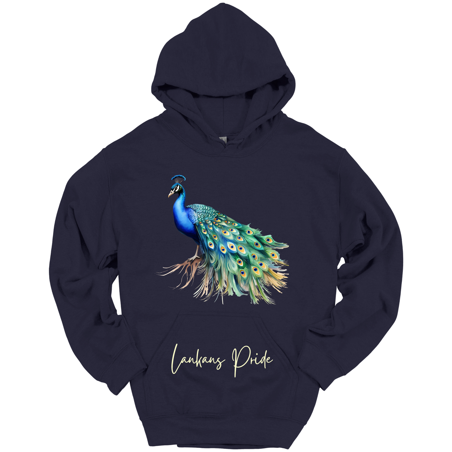 Majestic Peacock Sri Lanka Hoodie