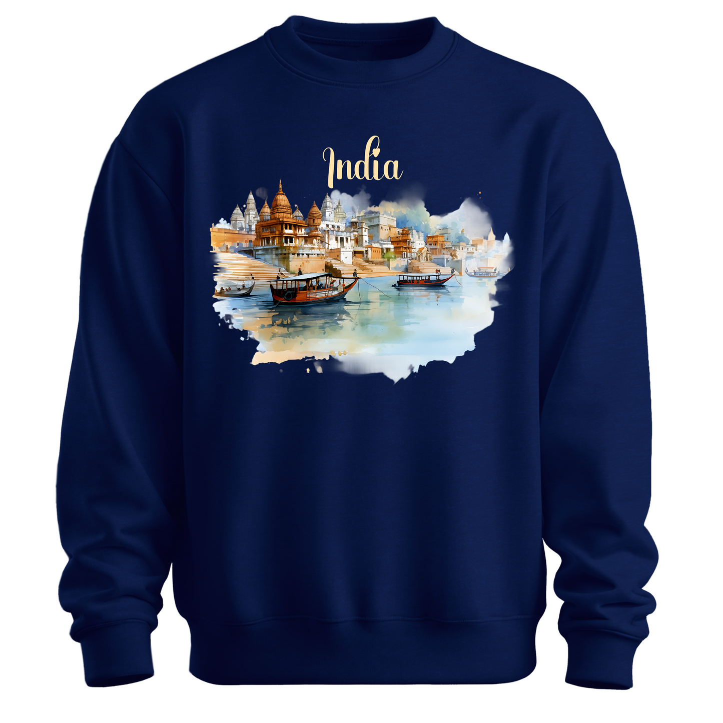 Sacred Waters: Ganga River India Sweatshirt