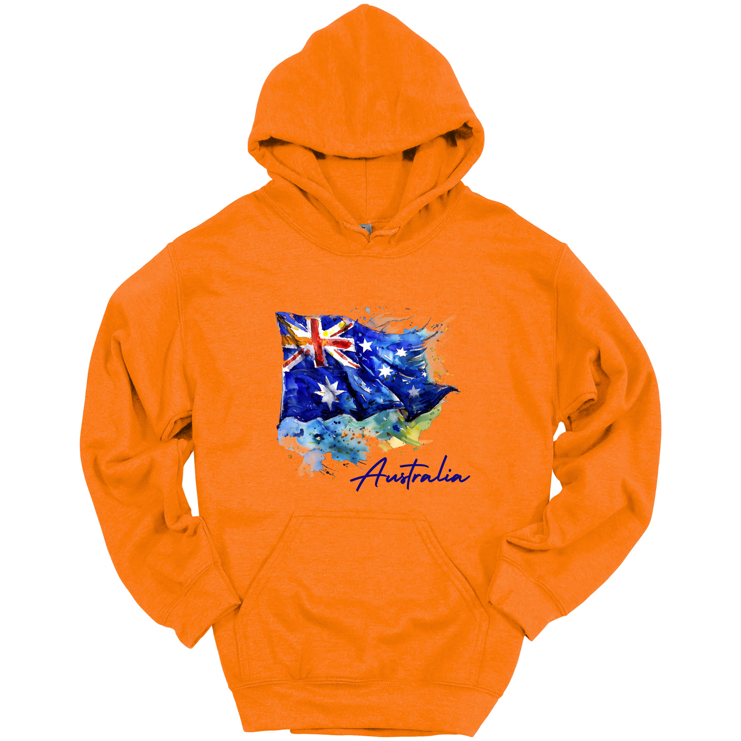 Aussie Pride Artistic Flag Hoodie