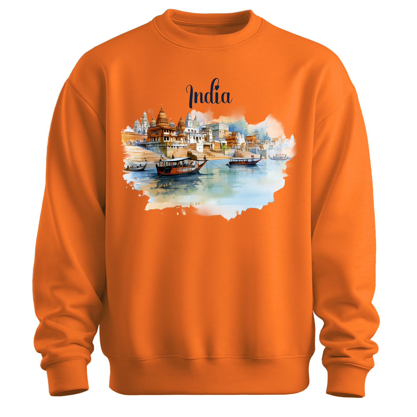 Sacred Waters: Ganga River India Sweatshirt