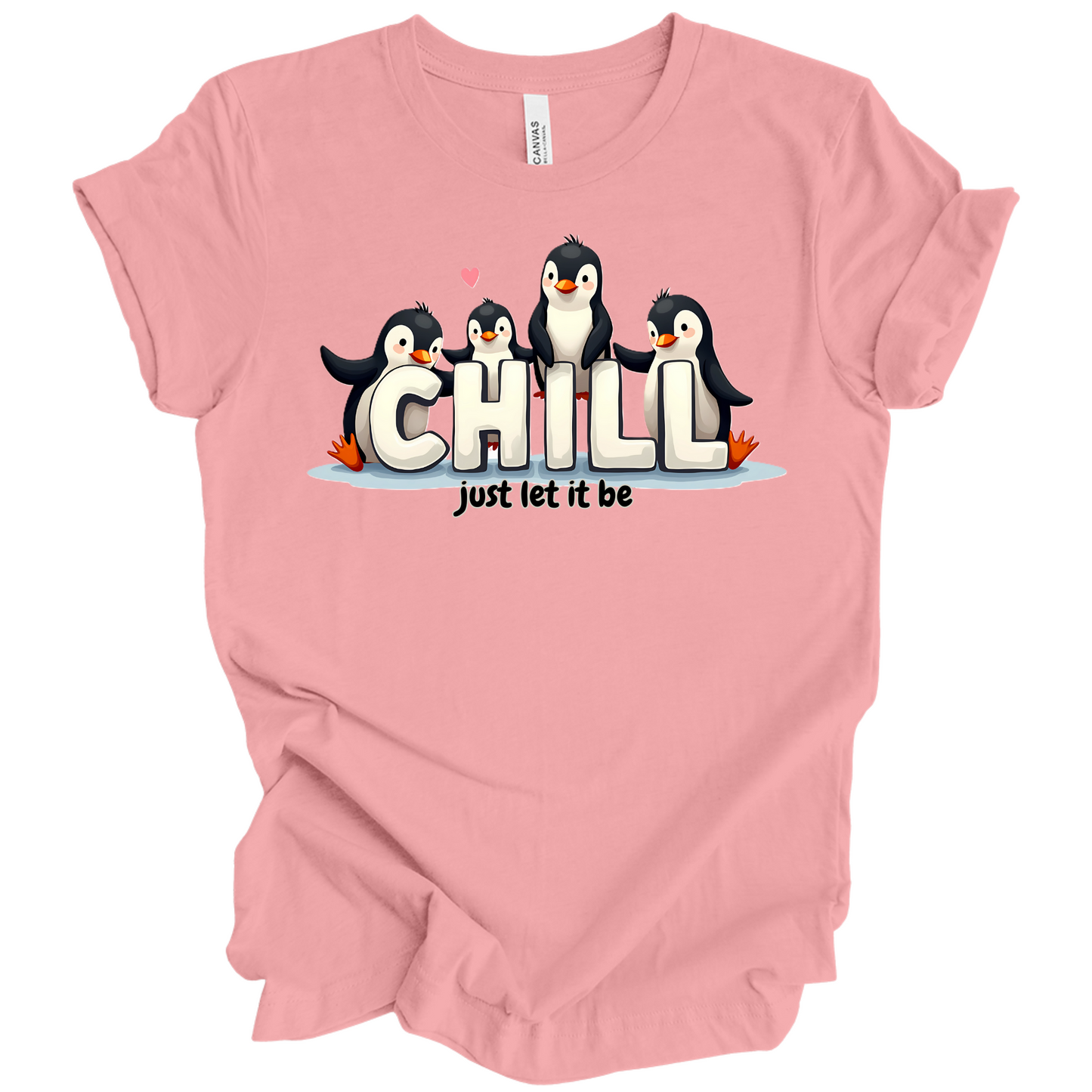 Chill Vibes Only – Penguin Edition Tee