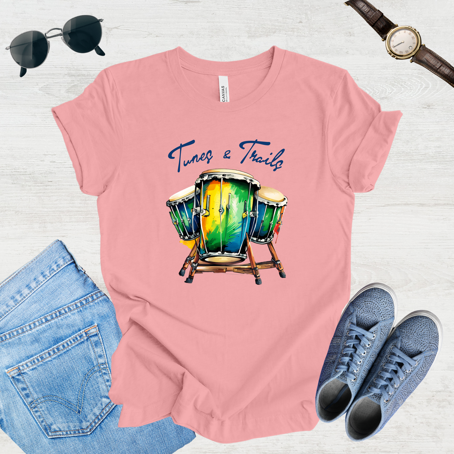 Tunes & Trails – Rhythmic Journeys Tee