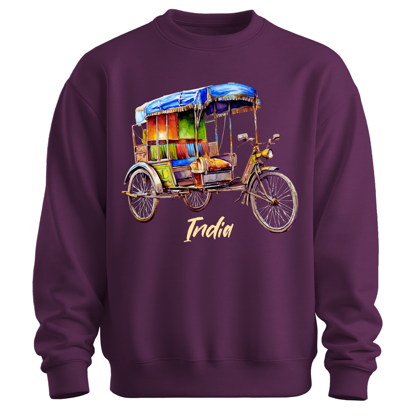 Rickshaw Rides: Explore India Sweatshirt