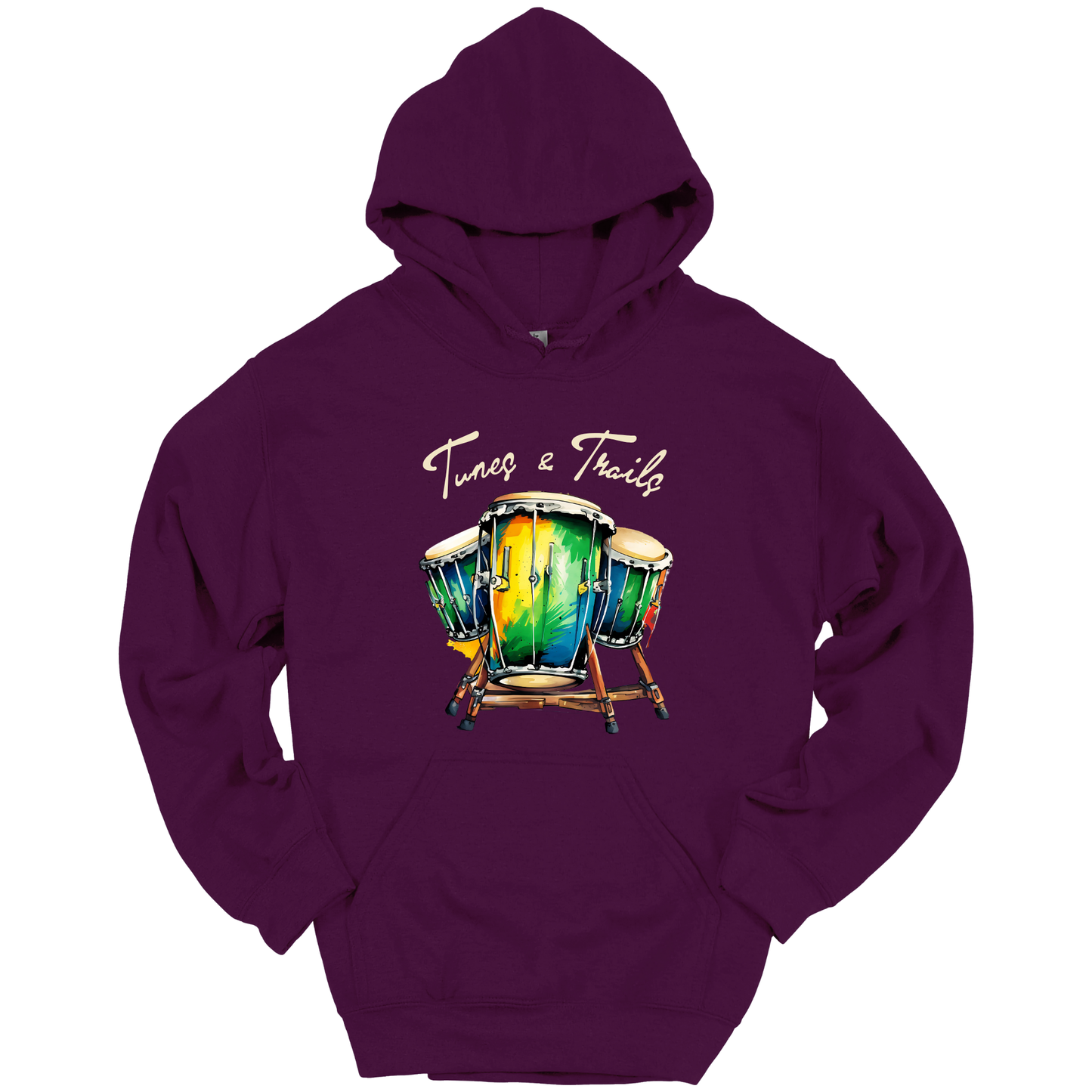 Tunes & Trails – Rhythmic Journeys Hoodie