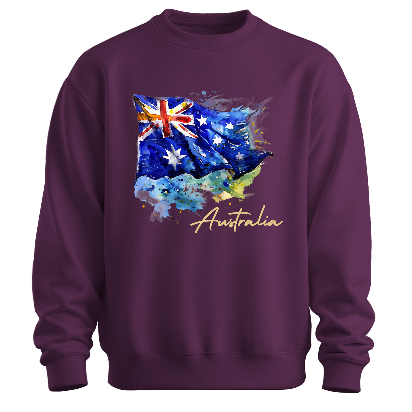 Aussie Pride Artistic Flag Sweatshirt