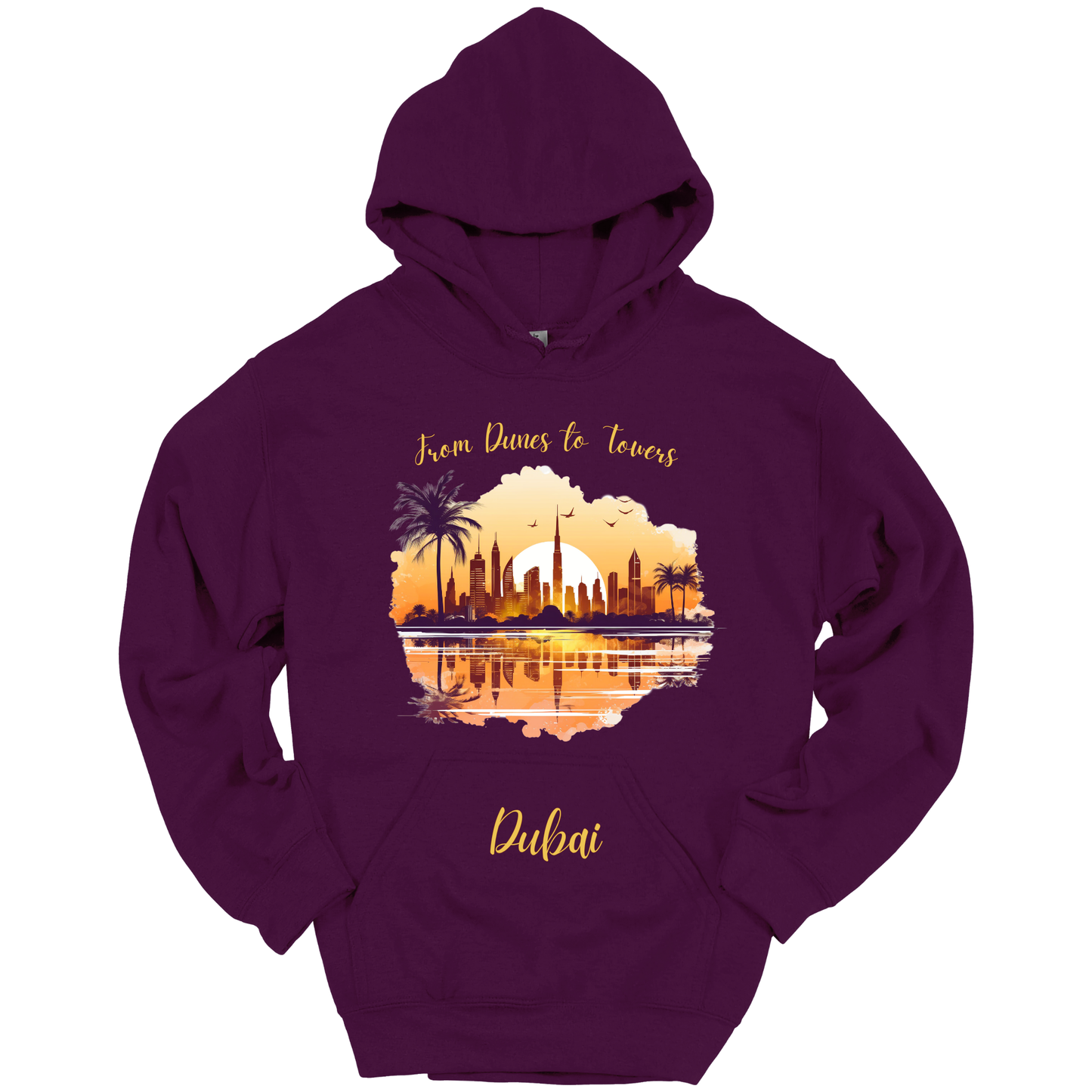 From Dunes to Towers: Dubai Adventure Hoodie