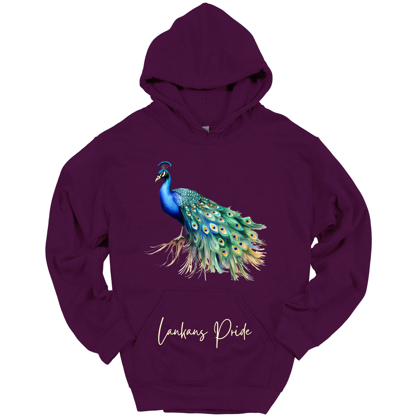 Majestic Peacock Sri Lanka Hoodie