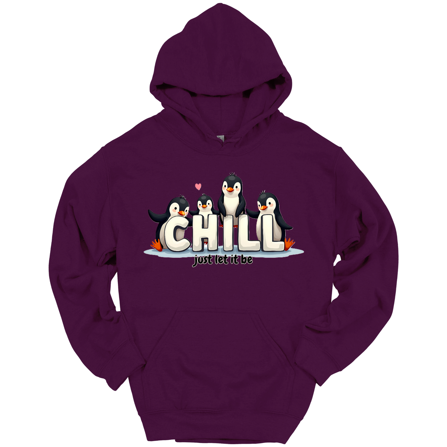 Chill Vibes Only – Penguin Edition Hoodie