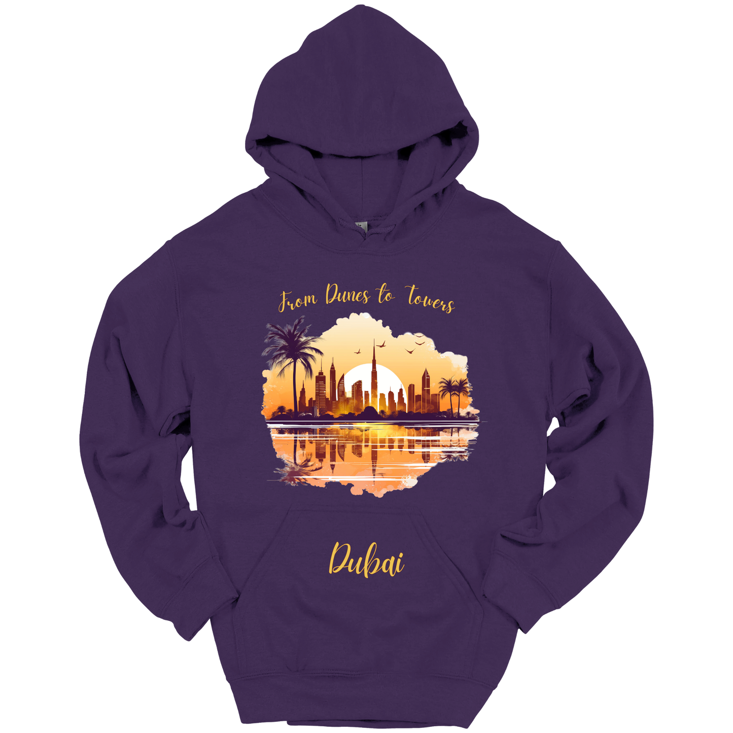 From Dunes to Towers: Dubai Adventure Hoodie