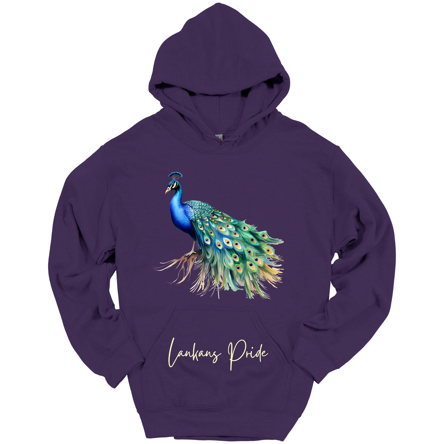 Majestic Peacock Sri Lanka Hoodie