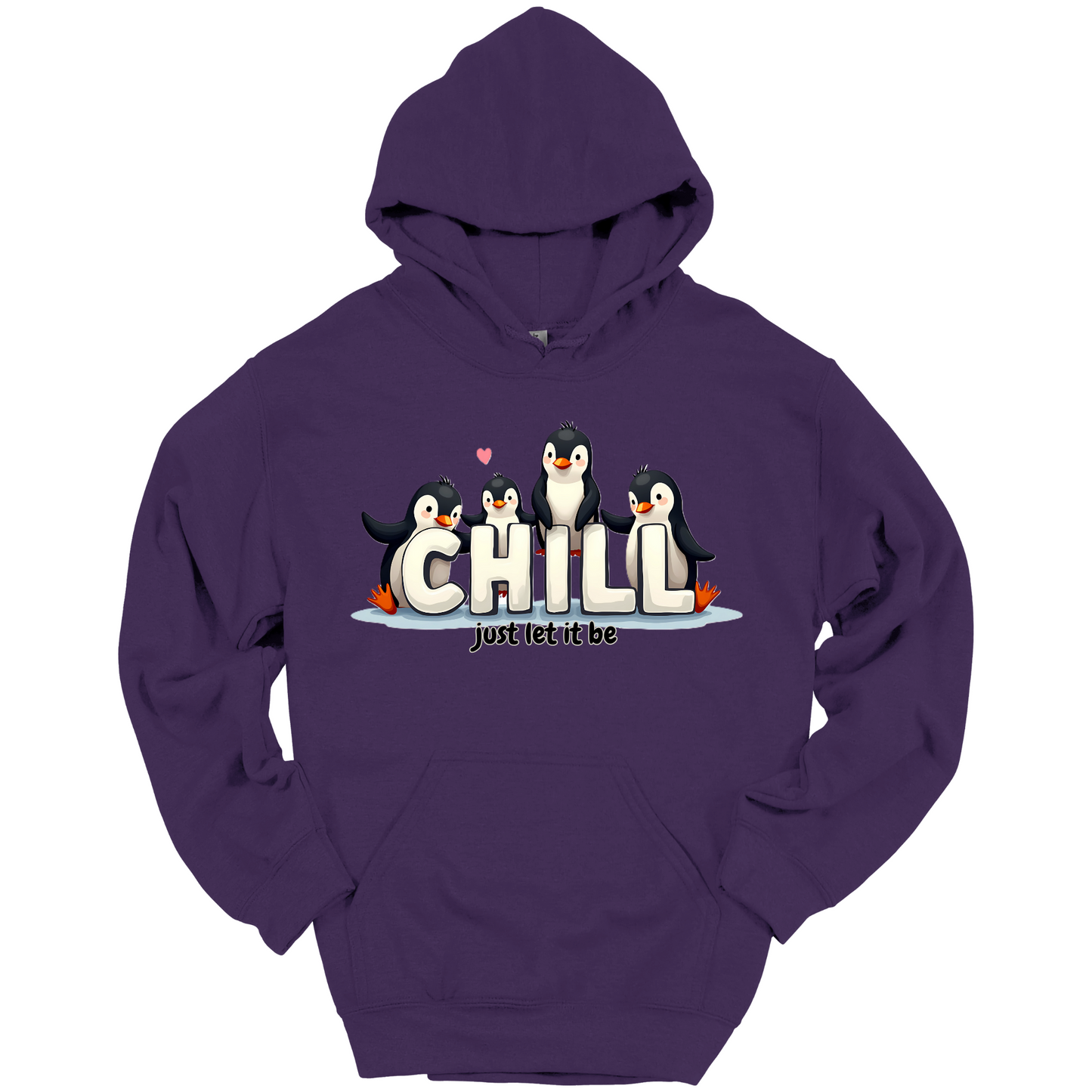 Chill Vibes Only – Penguin Edition Hoodie