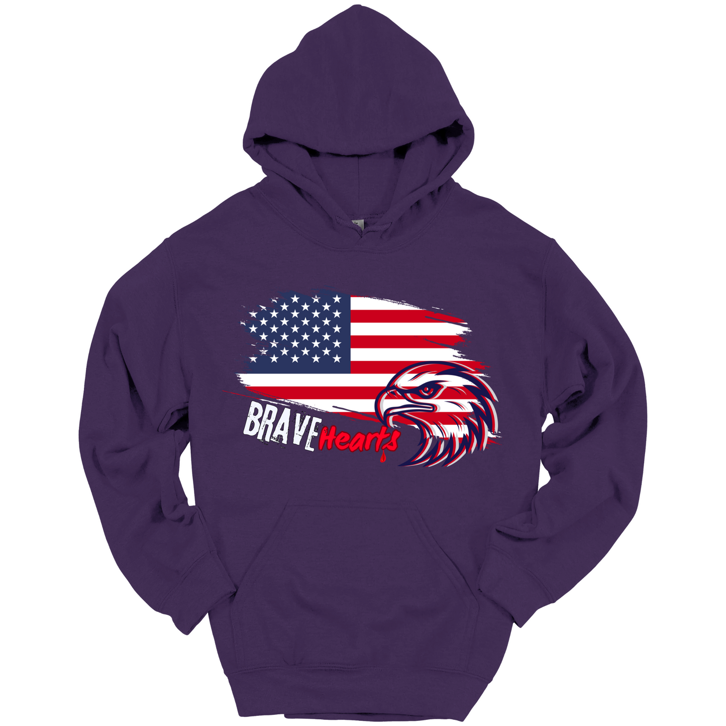 Brave Hearts – Patriot Hawk Hoodie