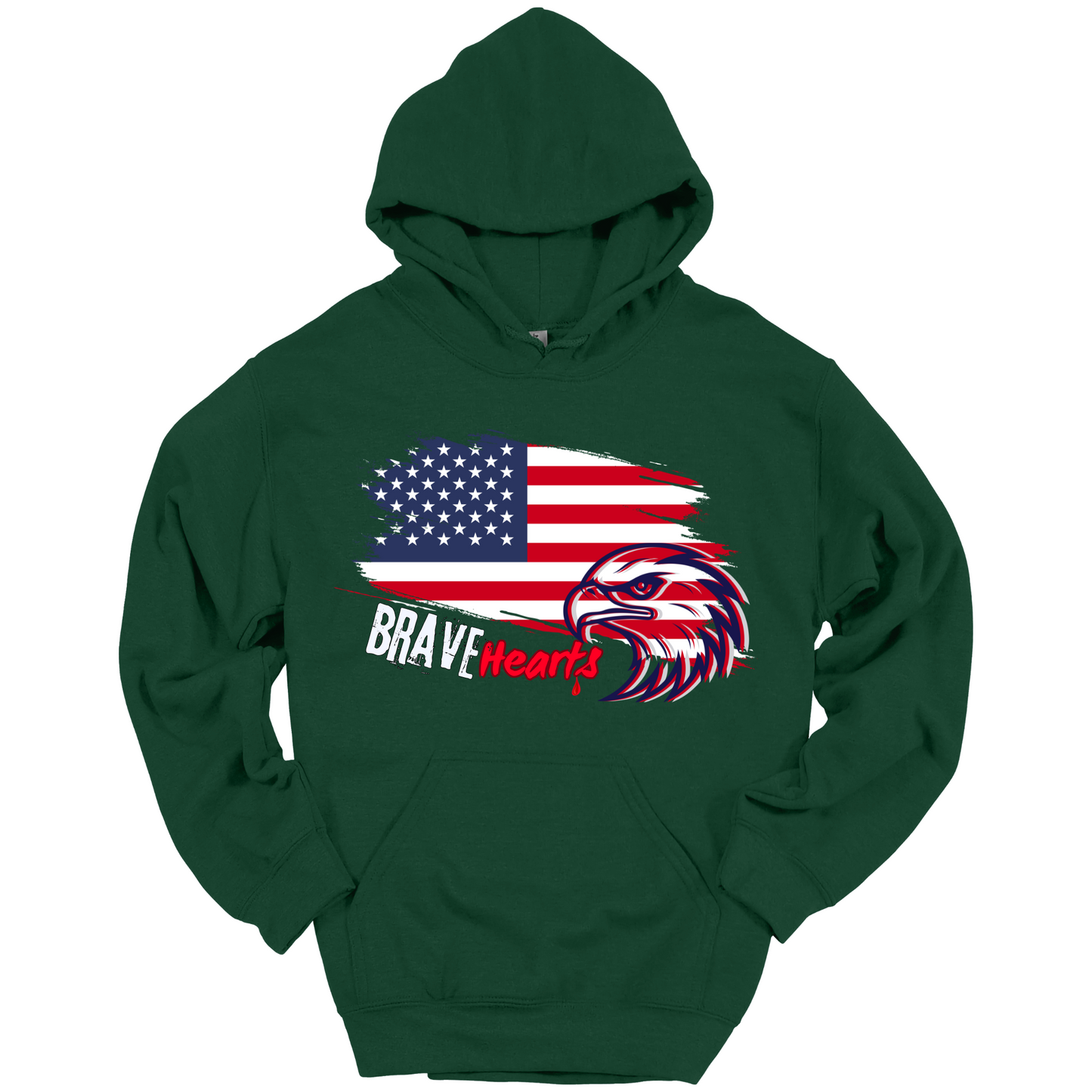 Brave Hearts – Patriot Hawk Hoodie