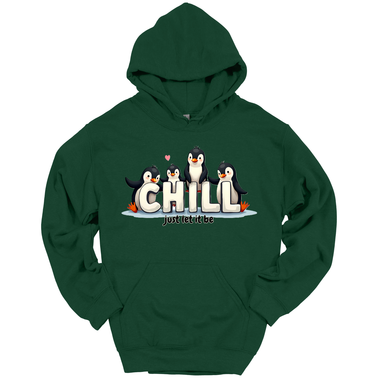 Chill Vibes Only – Penguin Edition Hoodie