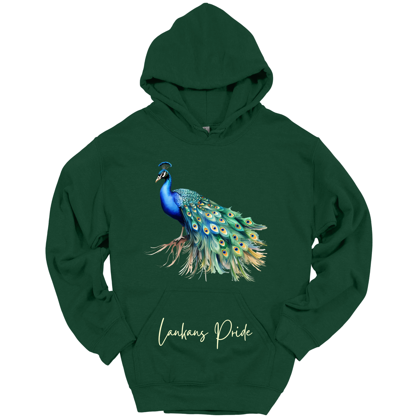 Majestic Peacock Sri Lanka Hoodie