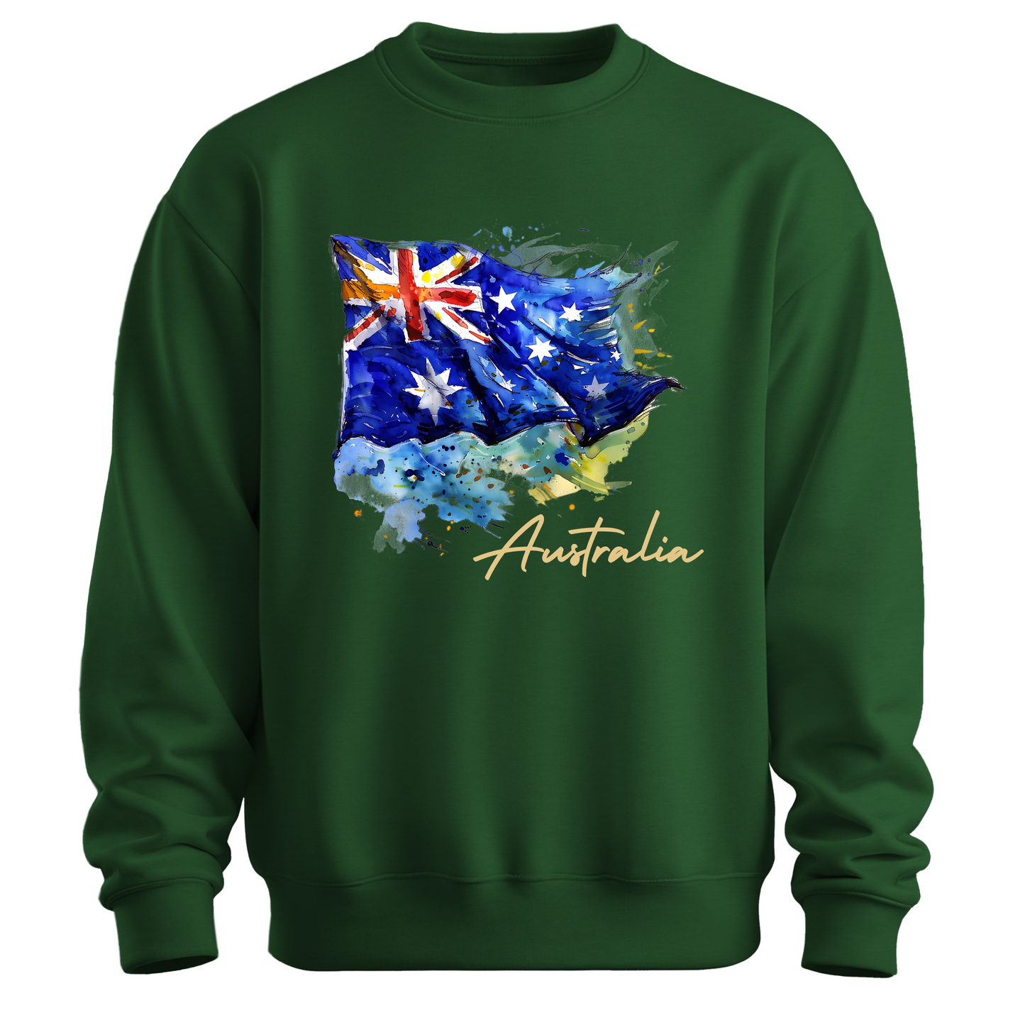Aussie Pride Artistic Flag Sweatshirt