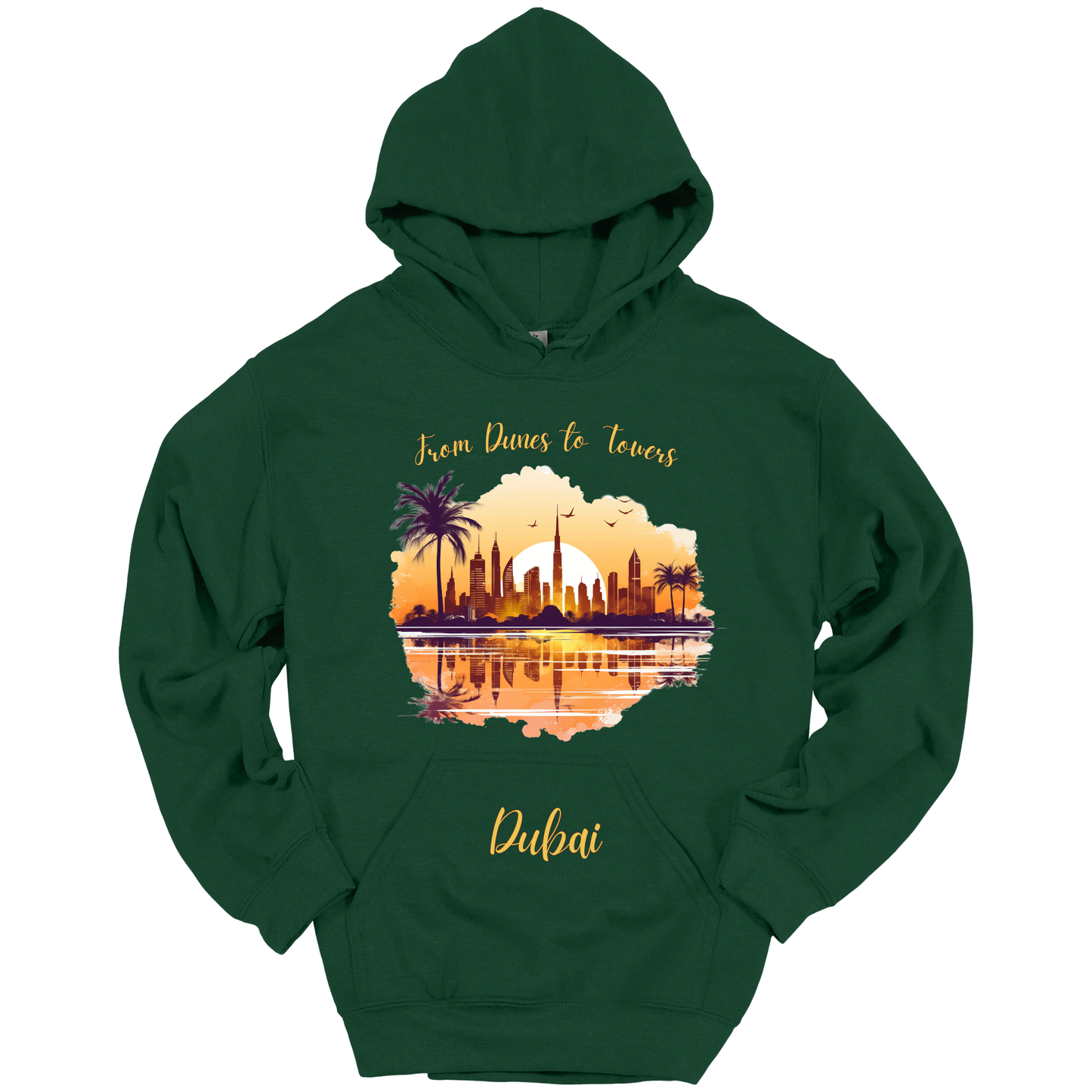 From Dunes to Towers: Dubai Adventure Hoodie