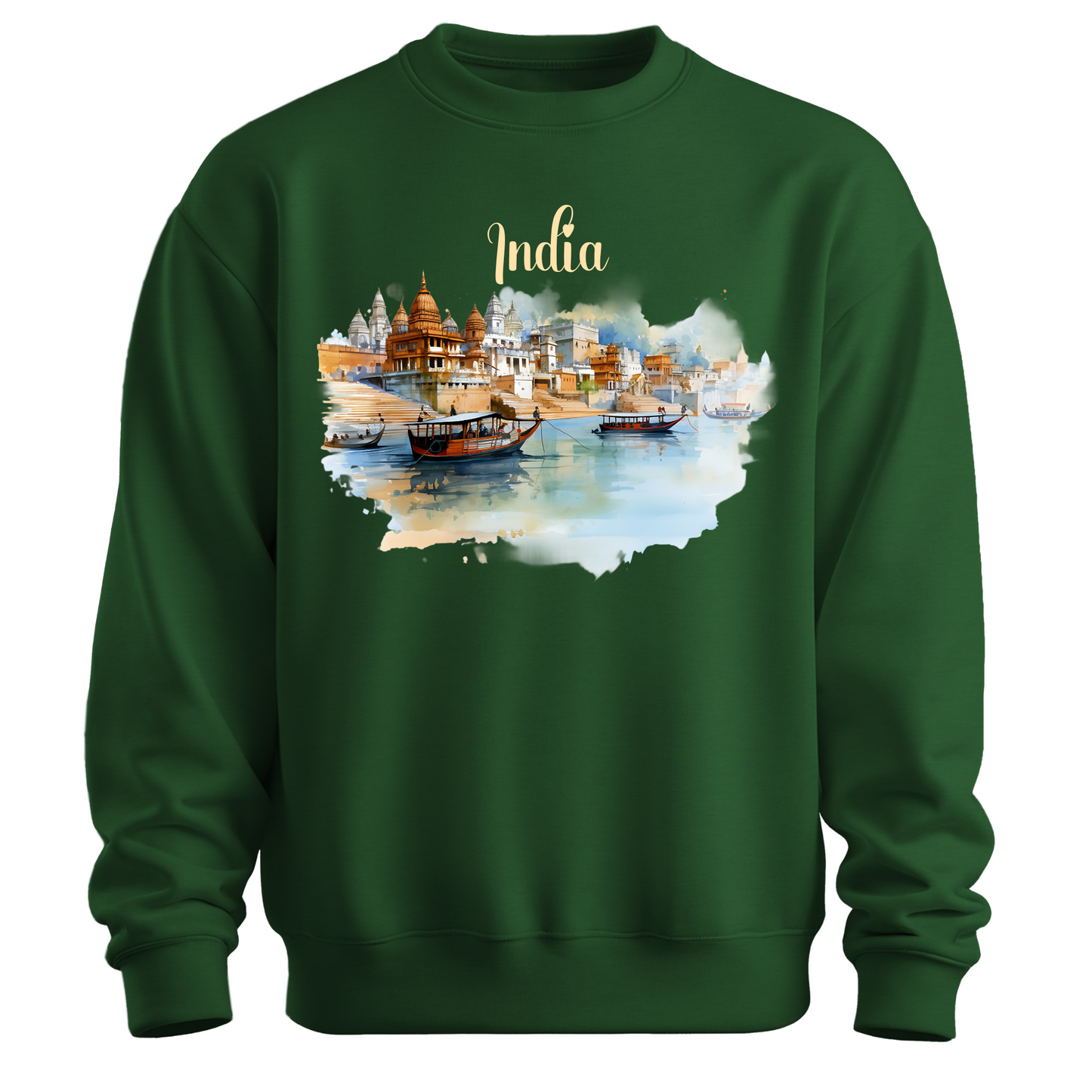 Sacred Waters: Ganga River India Sweatshirt