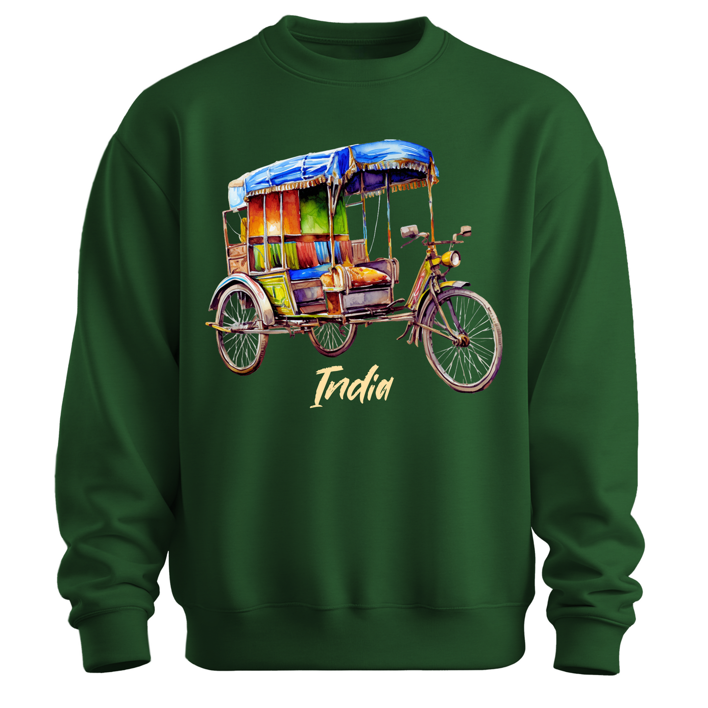 Rickshaw Rides: Explore India Sweatshirt
