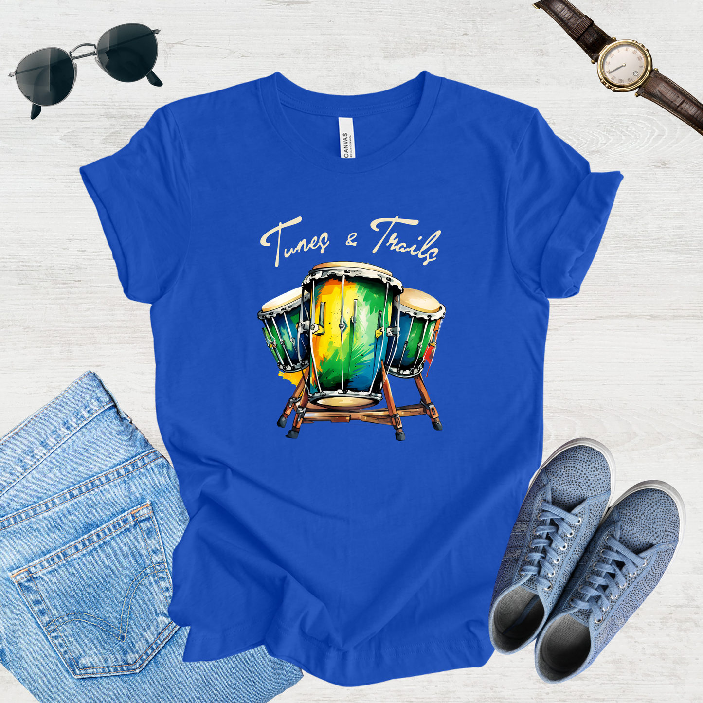 Tunes & Trails – Rhythmic Journeys Tee