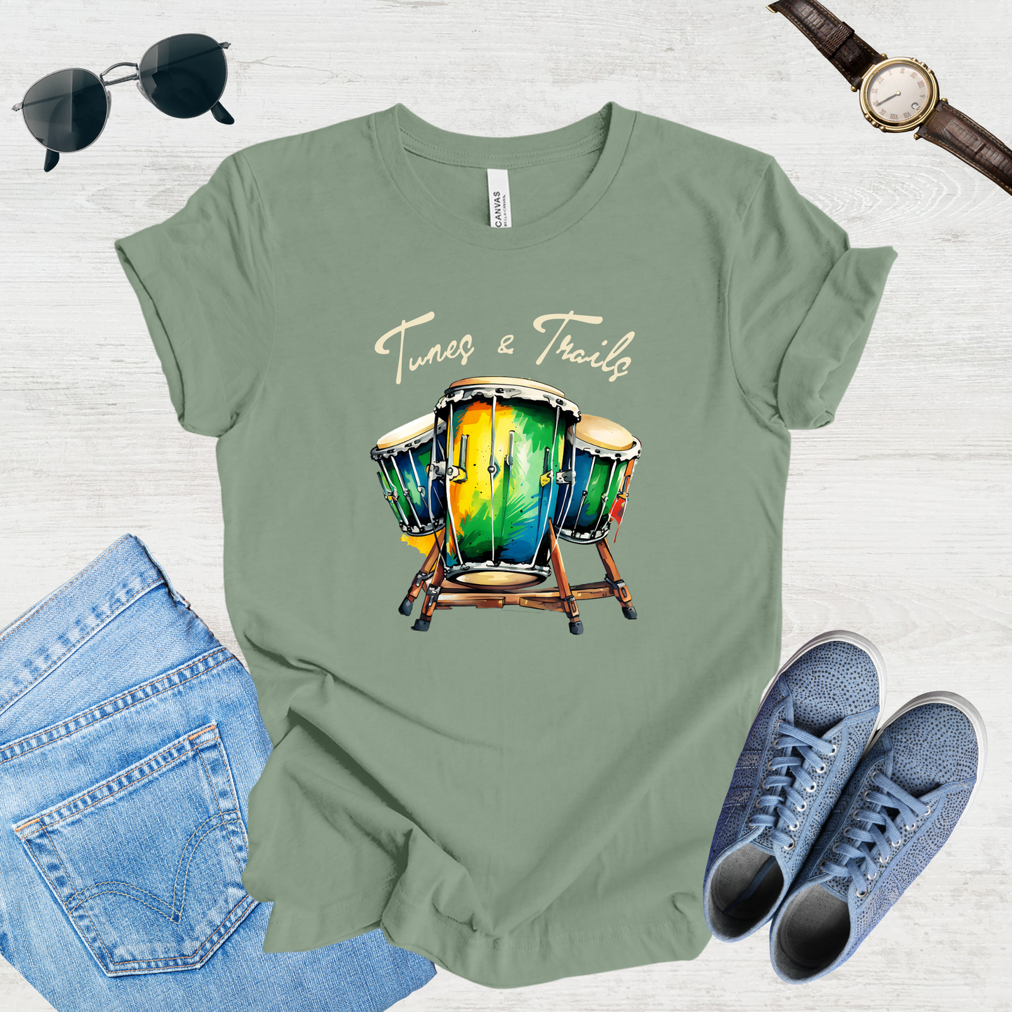 Tunes & Trails – Rhythmic Journeys Tee