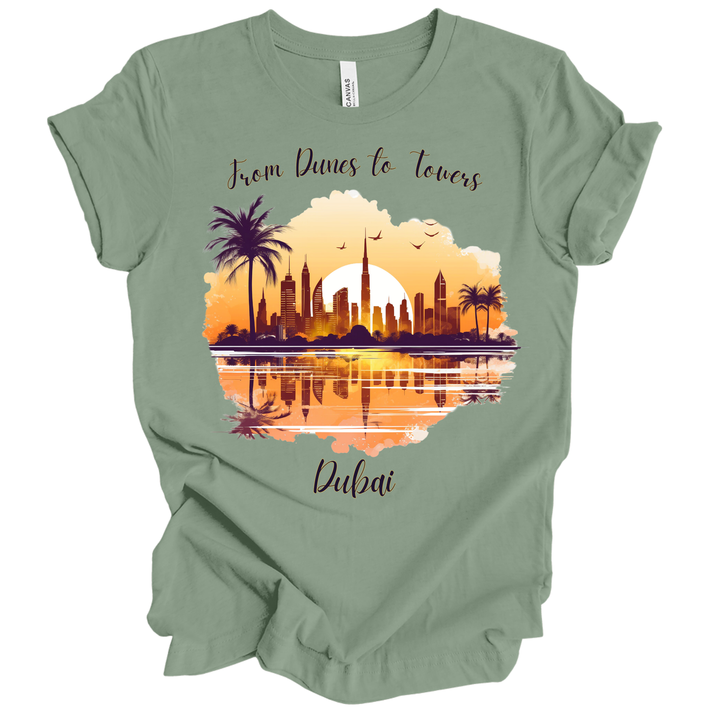 From Dunes to Towers: Dubai Adventure Tee
