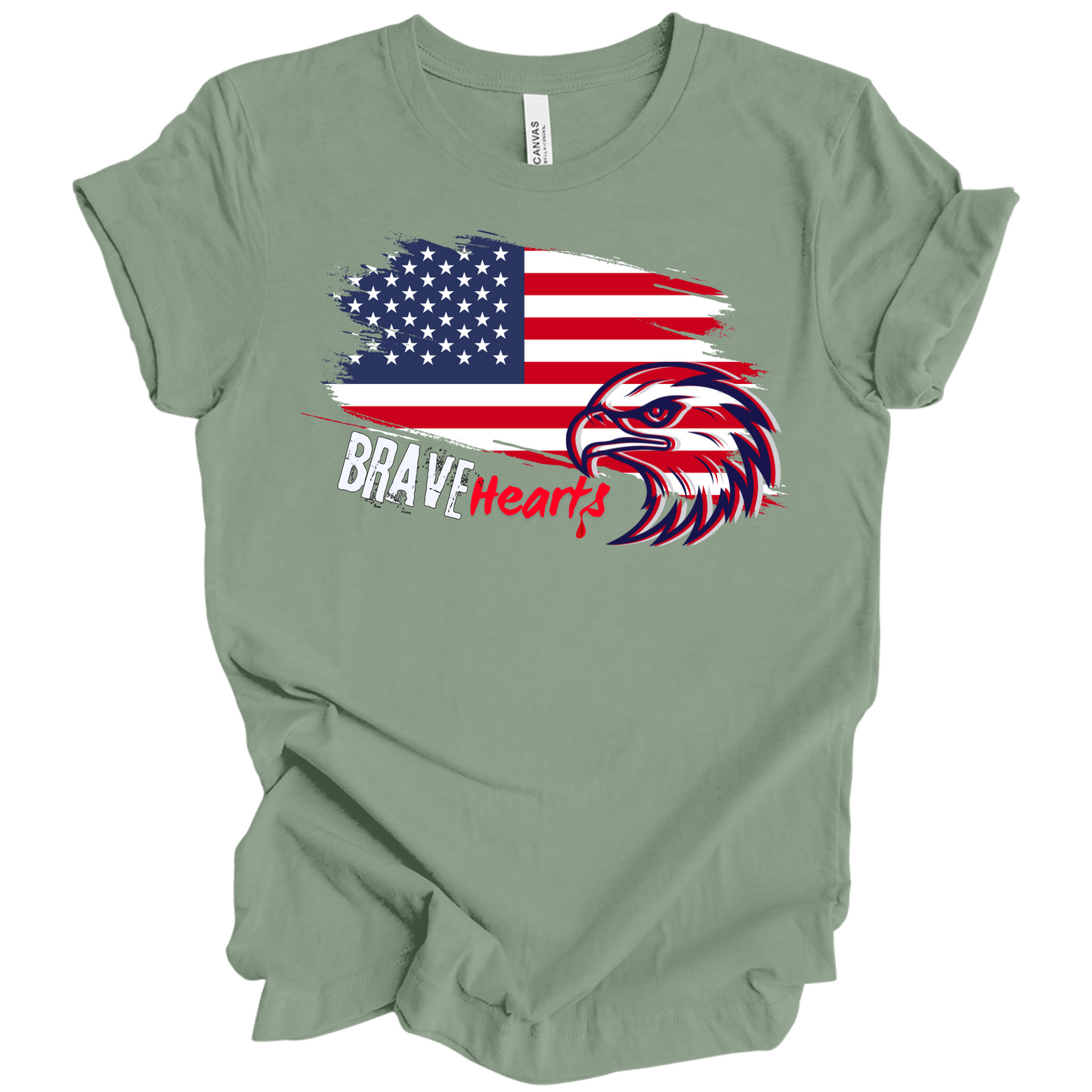 Brave Hearts – Patriot Hawk Tee