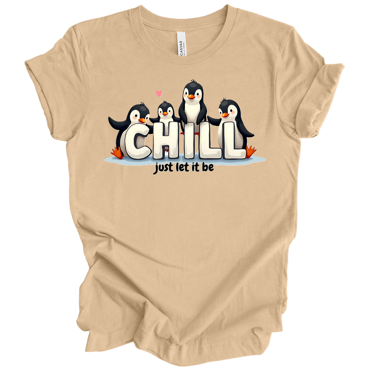 Chill Vibes Only – Penguin Edition Tee