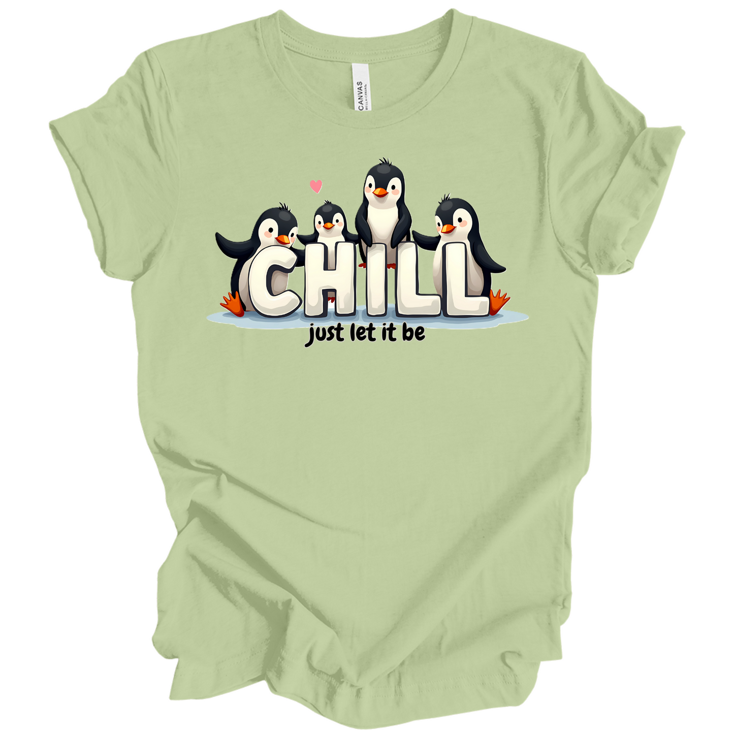 Chill Vibes Only – Penguin Edition Tee
