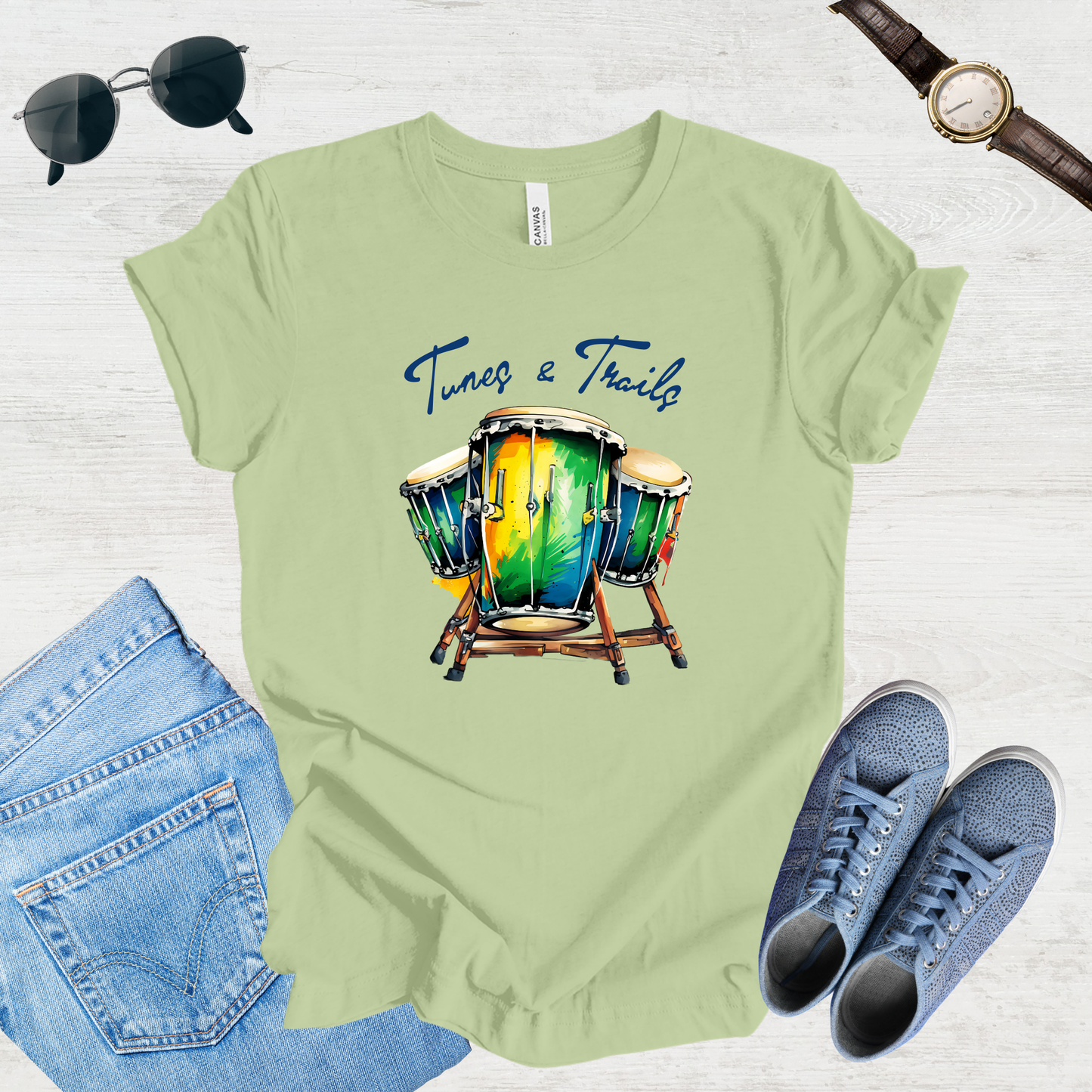 Tunes & Trails – Rhythmic Journeys Tee