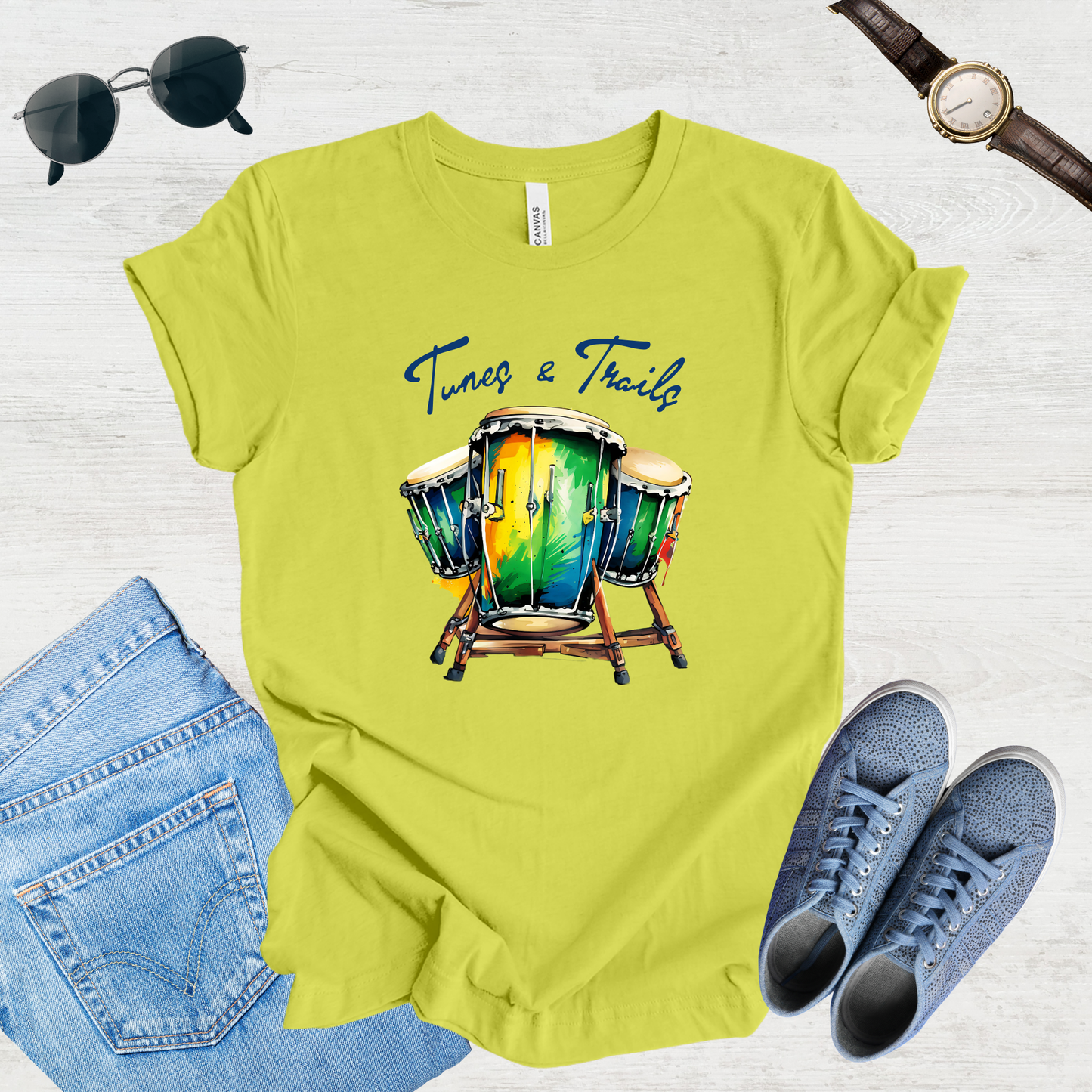 Tunes & Trails – Rhythmic Journeys Tee