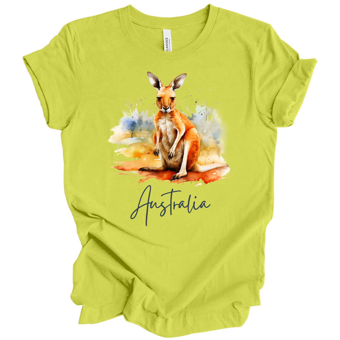 Aussie Hopper Kangaroo Travel Tee