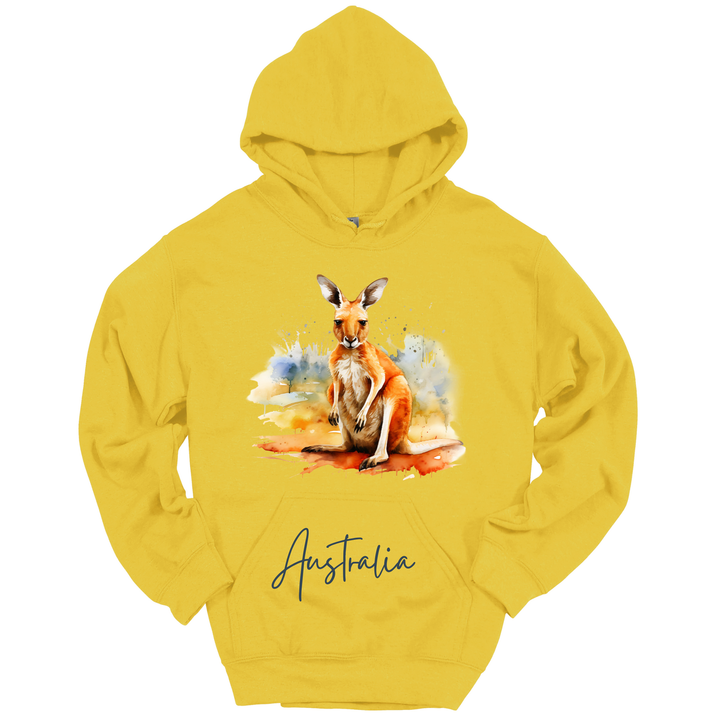 Aussie Hopper Kangaroo Travel Hoodie