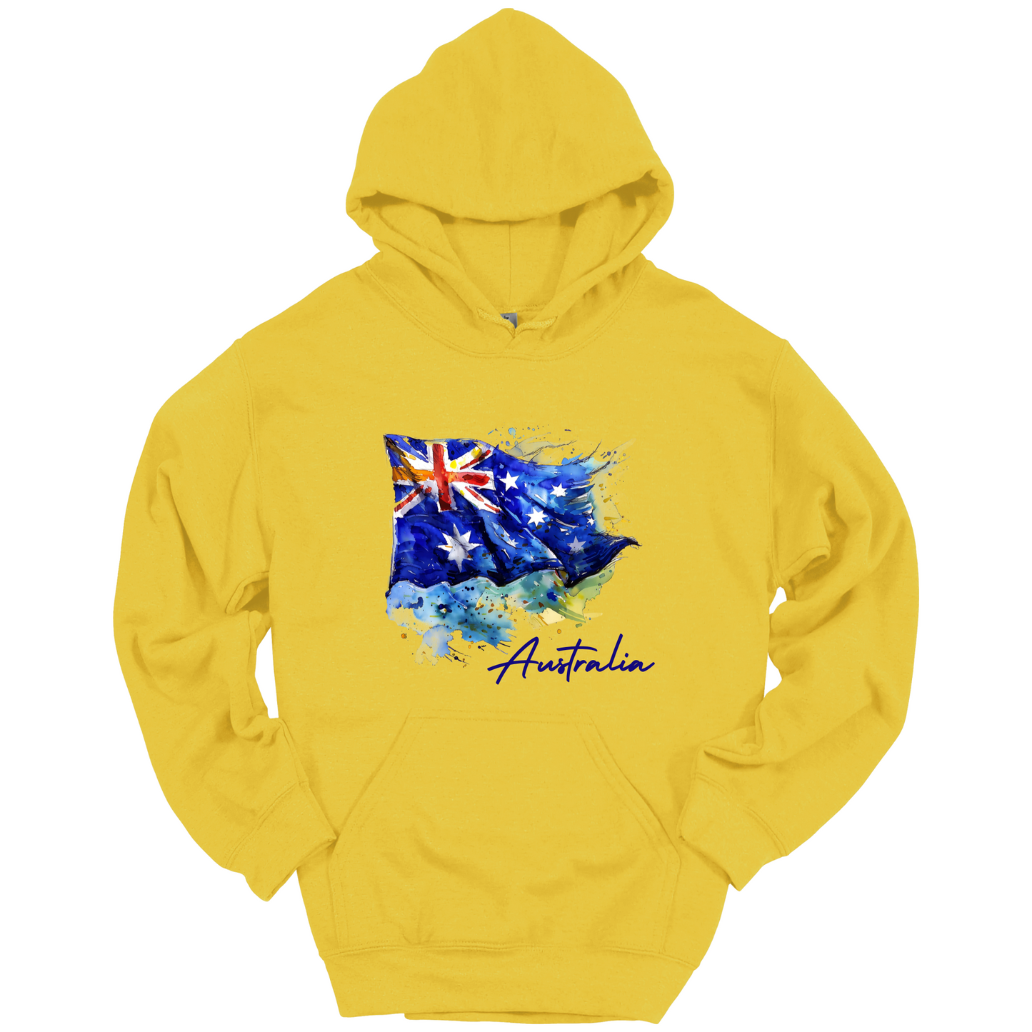 Aussie Pride Artistic Flag Hoodie