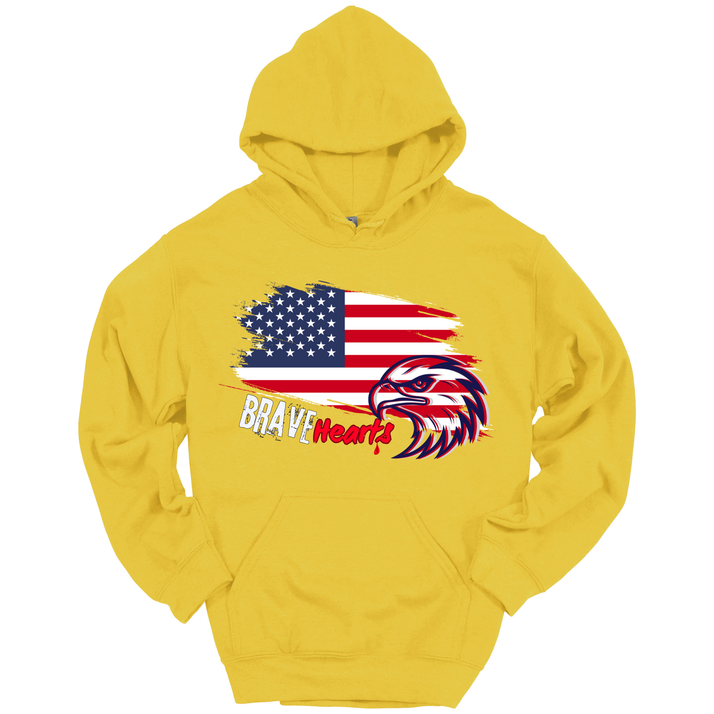 Brave Hearts – Patriot Hawk Hoodie