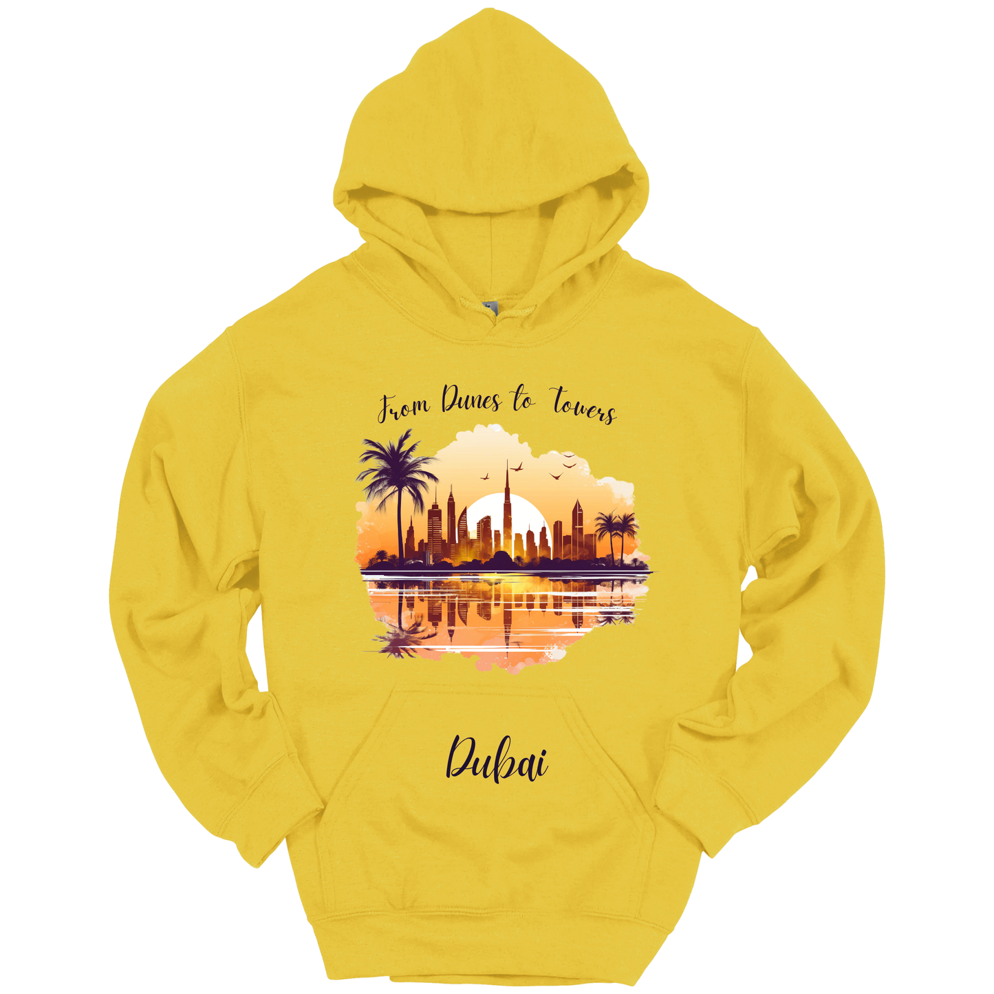 From Dunes to Towers: Dubai Adventure Hoodie