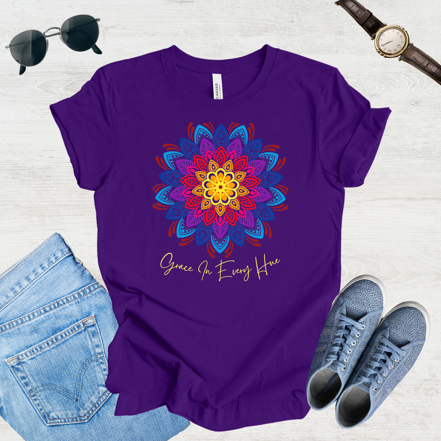 Zen Essence – Mandala Unisex Tee