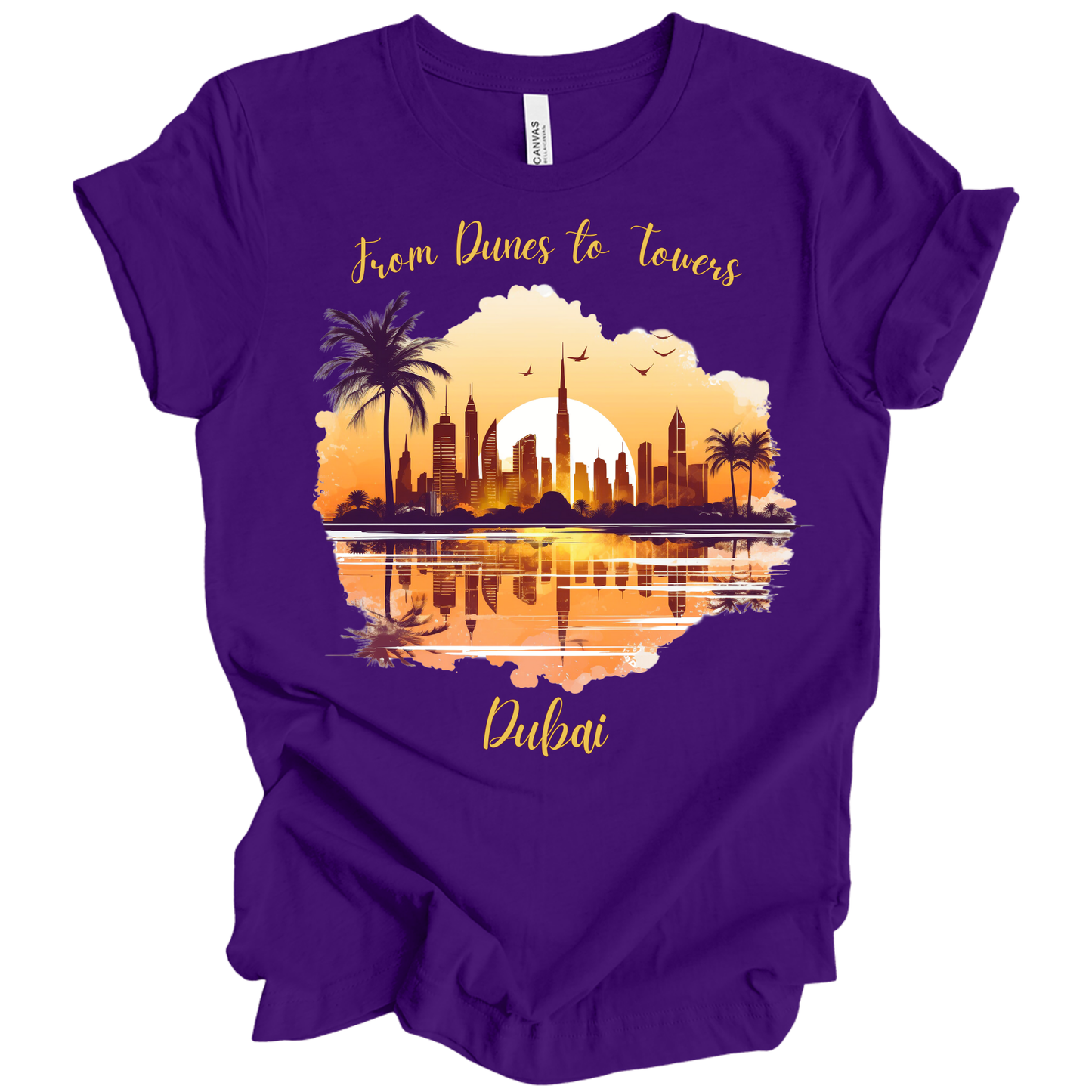 From Dunes to Towers: Dubai Adventure Tee