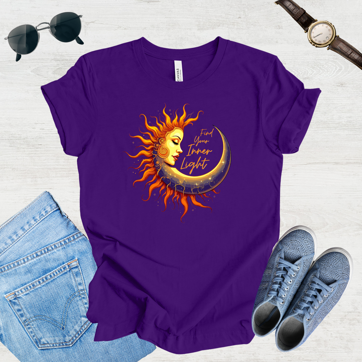 Inner Light – Sun & Moon Tee