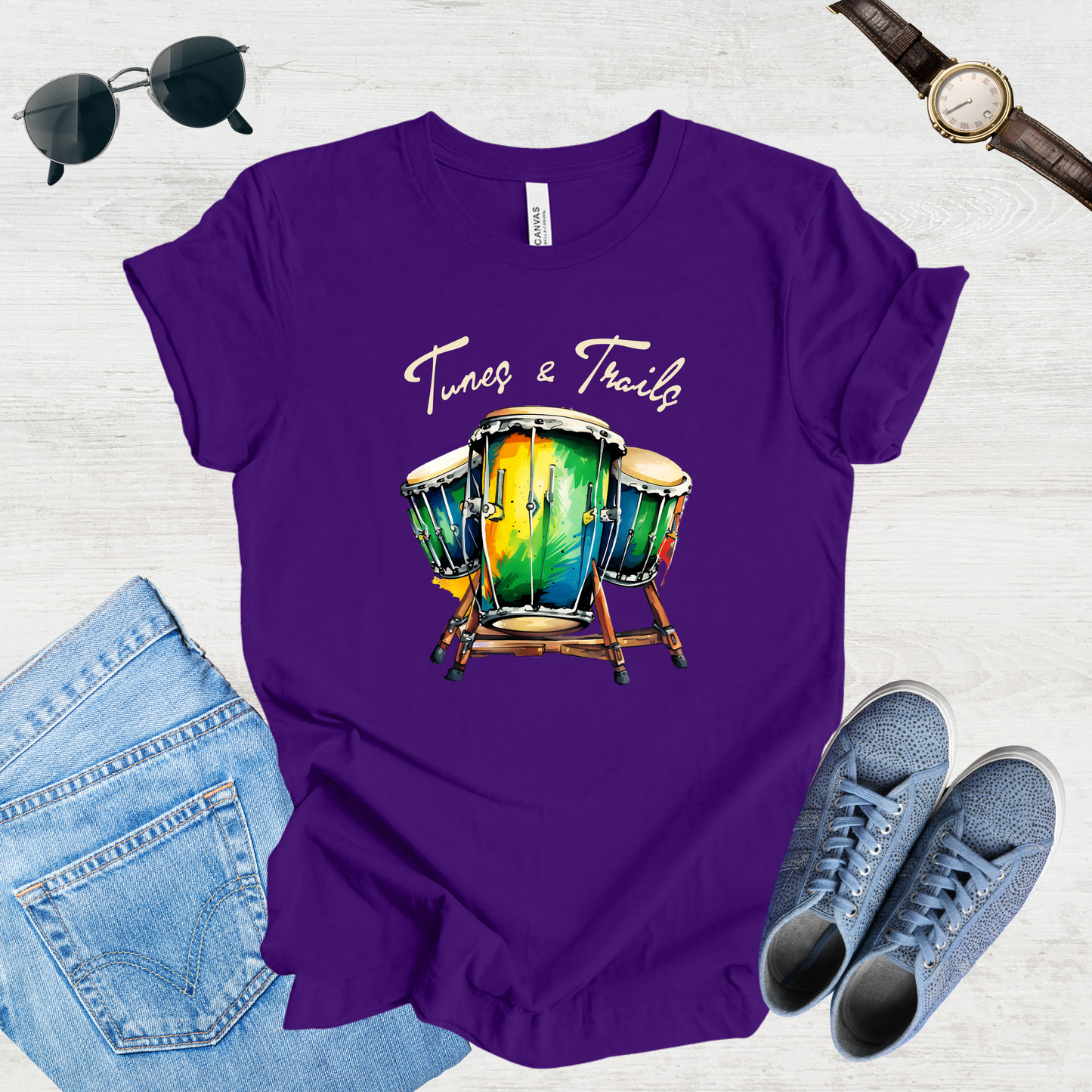 Tunes & Trails – Rhythmic Journeys Tee