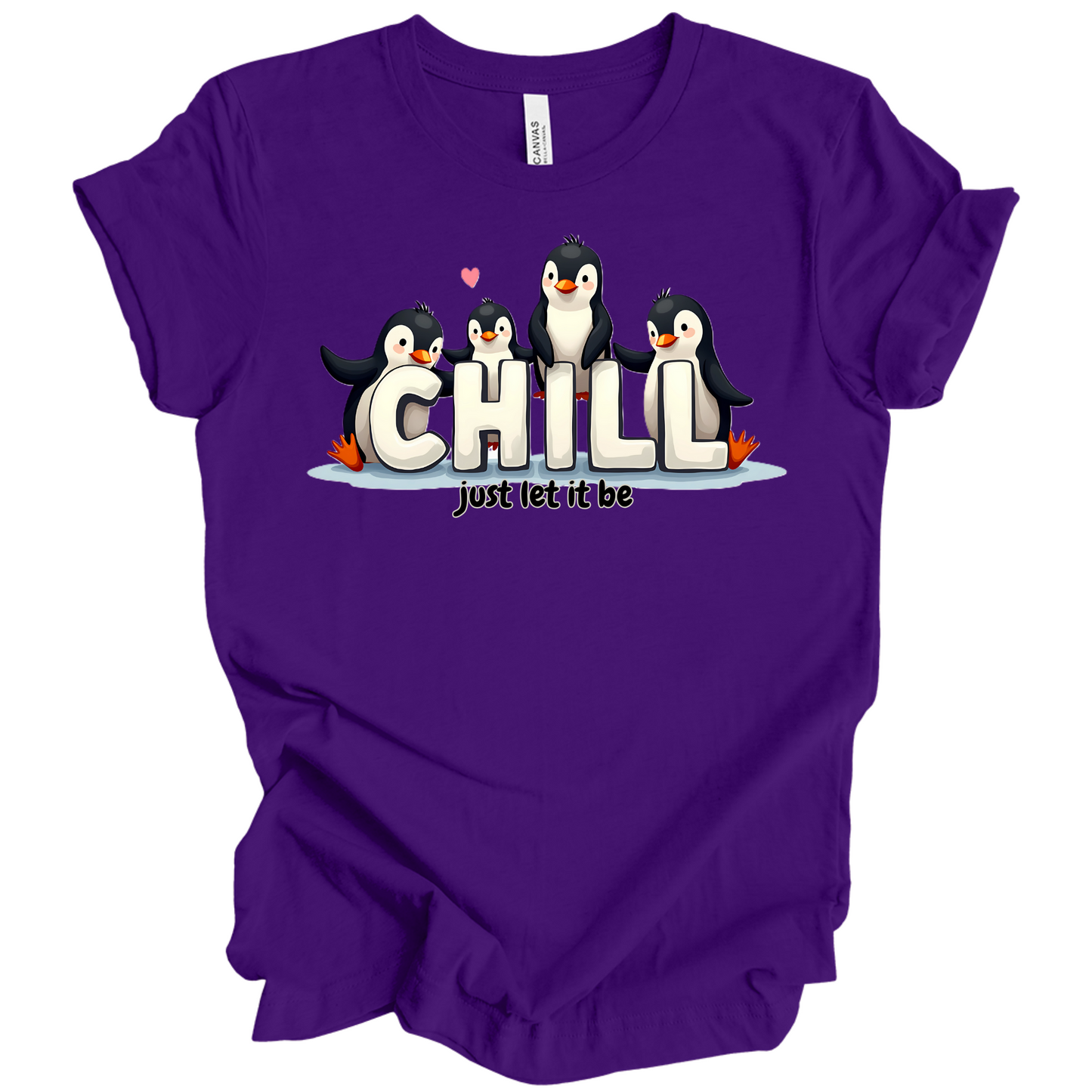 Chill Vibes Only – Penguin Edition Tee